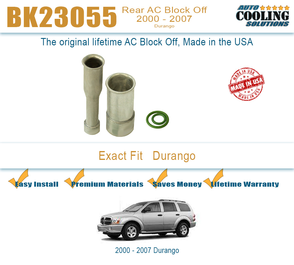 Rear AC Block Off Durango 00-07